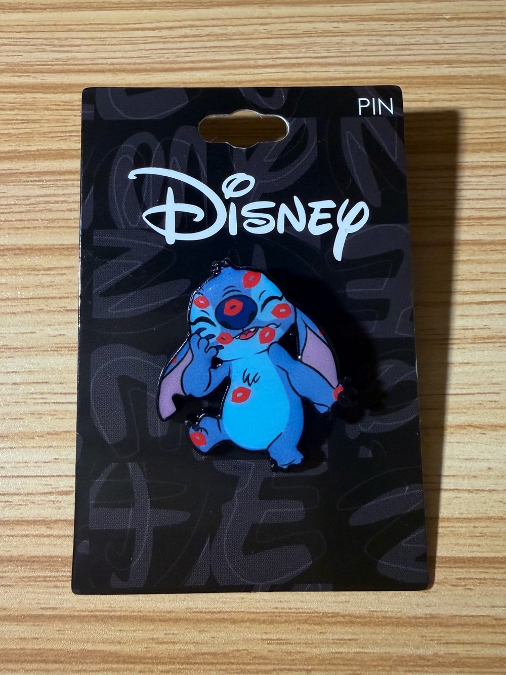 Disney Stitch with Kisses Enamel Pin